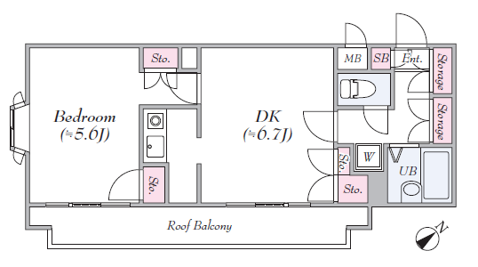 菱和パレス早稲田1番館 405号室