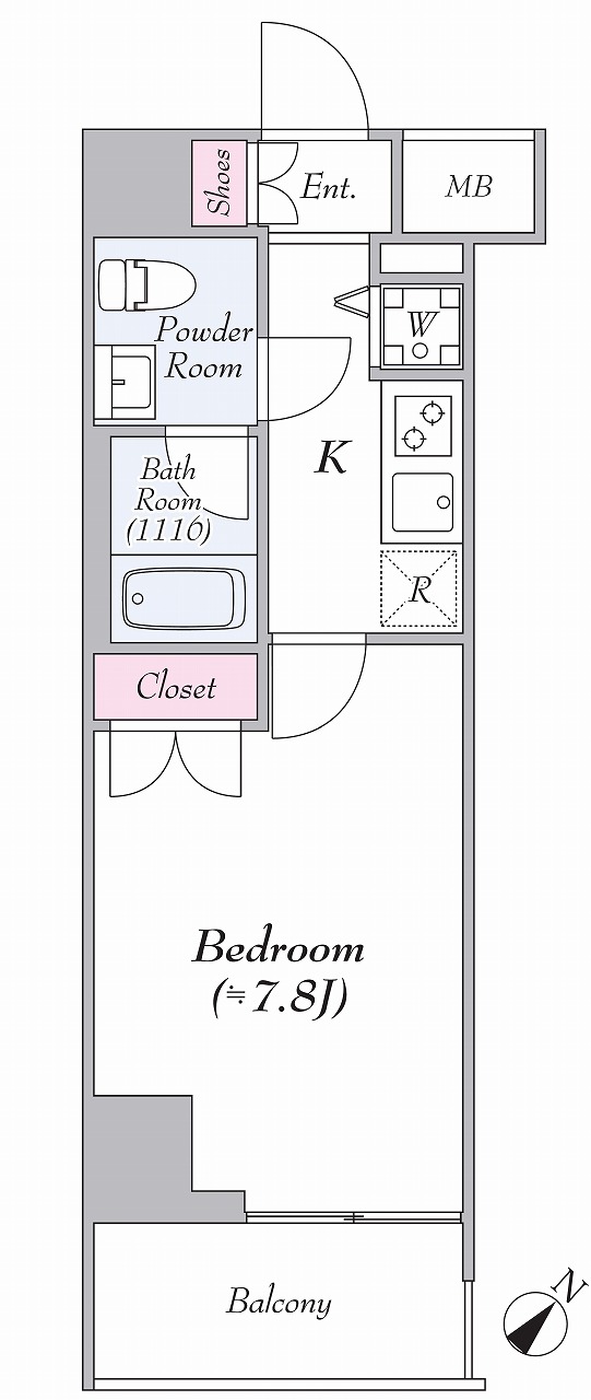 プレール・ドゥーク豊洲Ⅱ 208号室