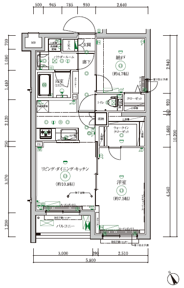 【新築】RELUXIA板橋三園 101号室