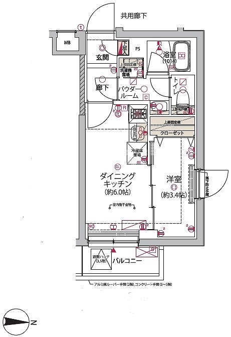 ARCOBALENO HIGASHIMUKOJIMA 201号室