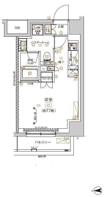 RELUXIA　CITY　北新宿 101号室