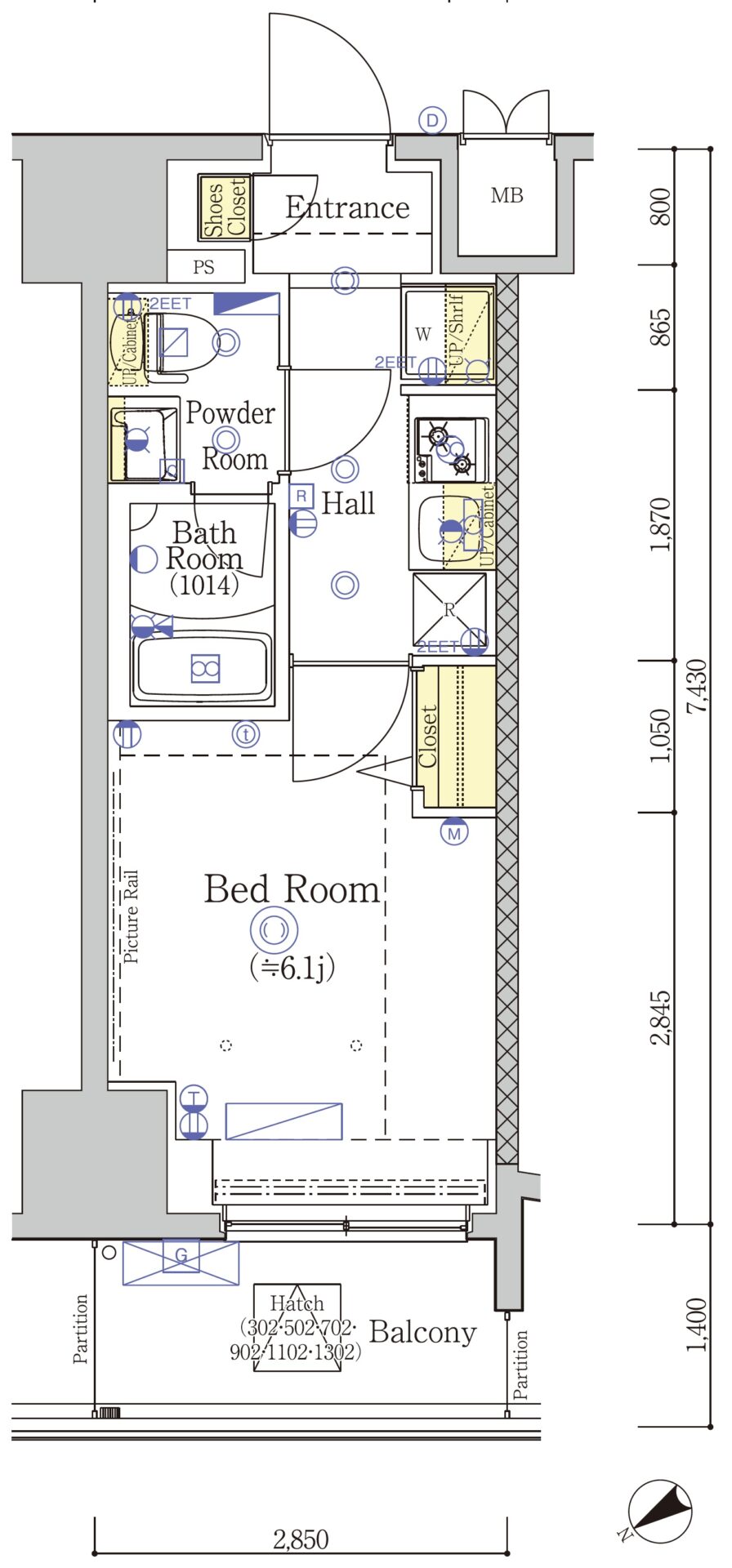 SHOKEN Residenceお花茶屋 1202号室