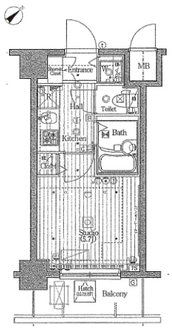グランド・ガーラ五反田 607号室