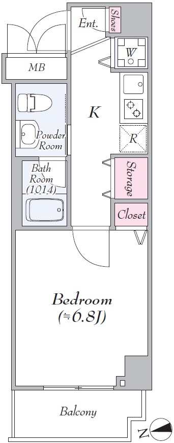 レフィーズ上野 702号室