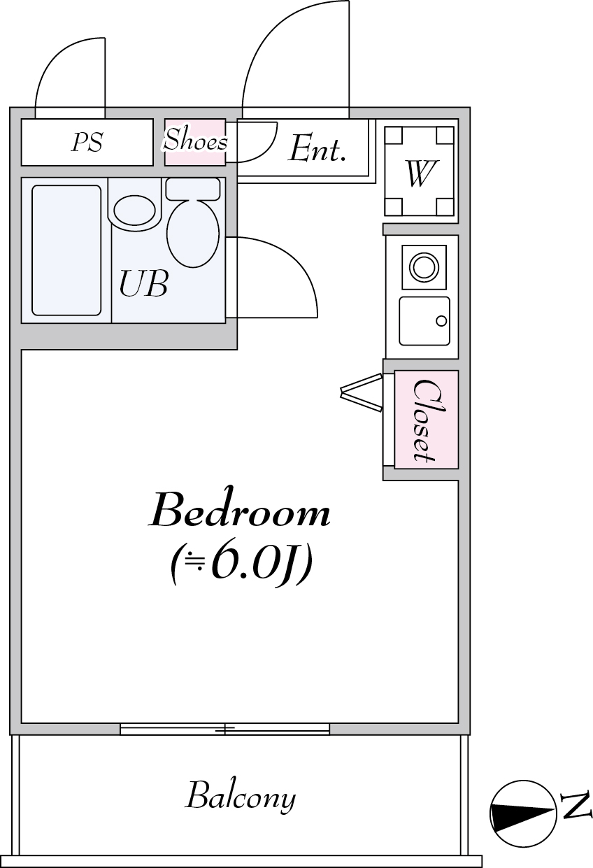 スカイコート新中野 203号室