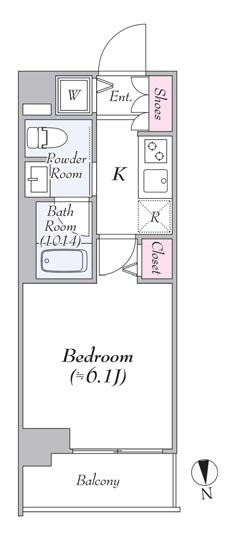 ベルシード川崎大師 305号室