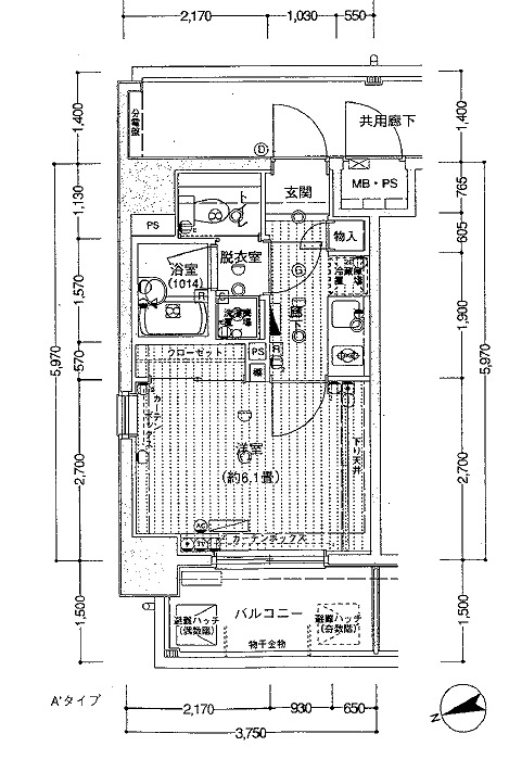 マークプレイス麻布十番 201号室