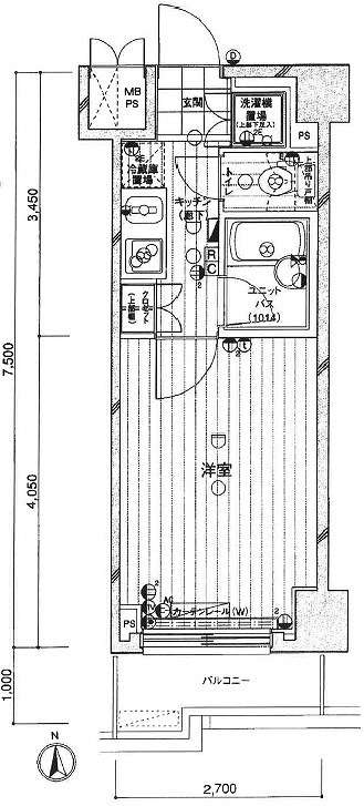 ルーブル野方参番館 407号室