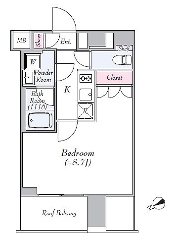 メイクスデザイン大森Ⅱ 802号室