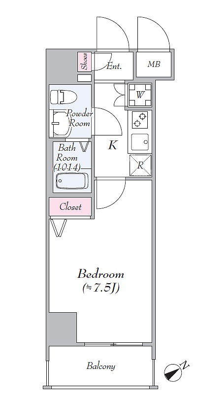 リガーレ墨田レヴァンテ 402号室