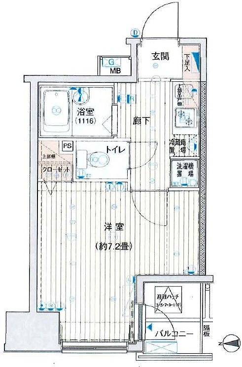 プレール・ドゥーク神田 803号室