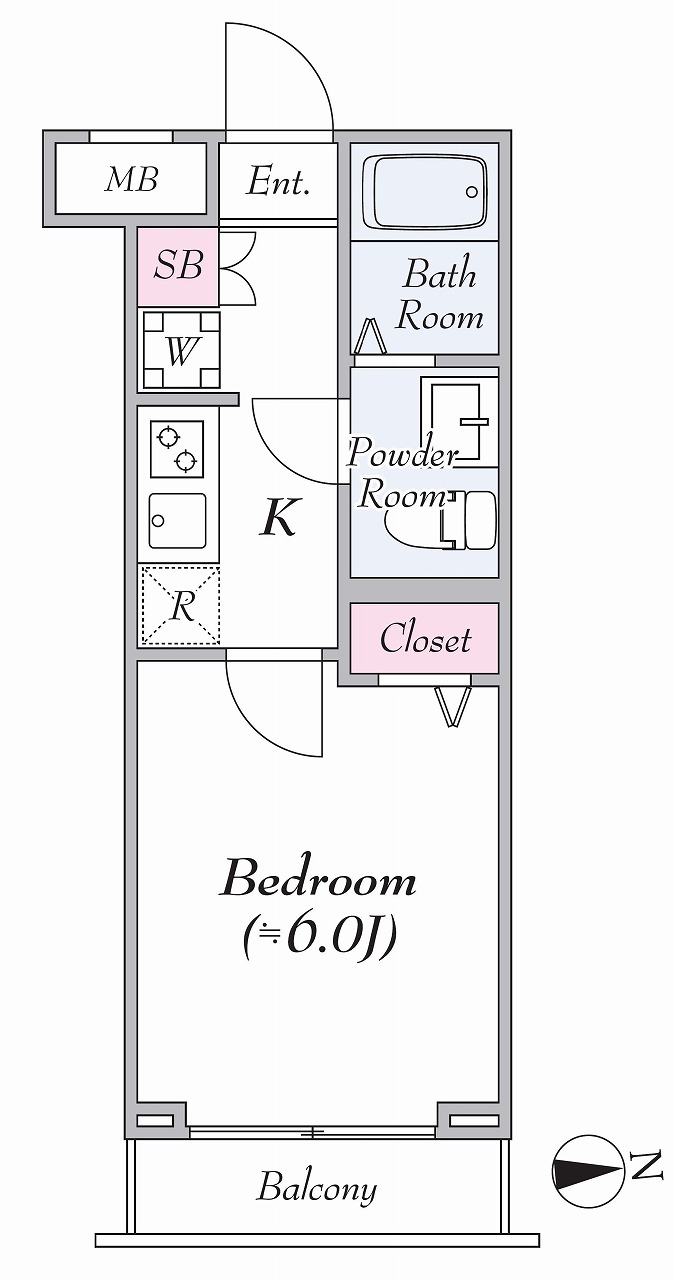 スカイコート戸越 202号室
