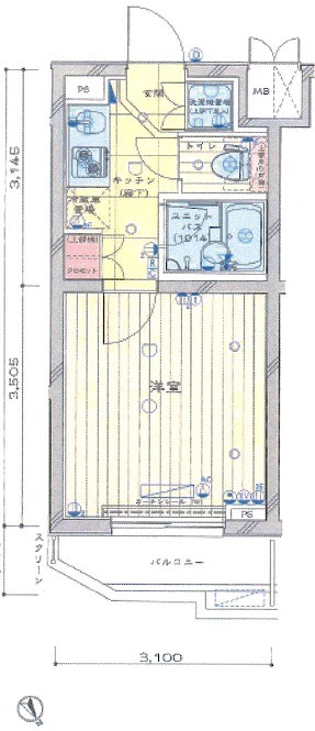 ルーブル喜多見 312号室