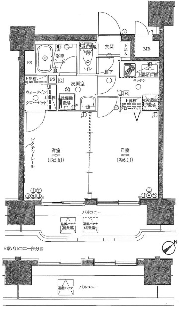 グリフィン横浜・ベイグランデ弐番館 202号室
