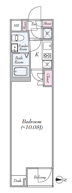 ビバリーホームズ常盤台Ⅲ 206号室