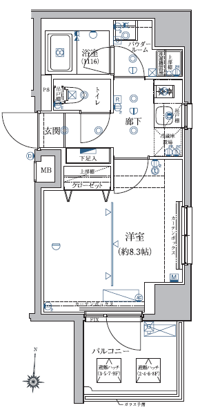 RELUXIA両国 301号室
