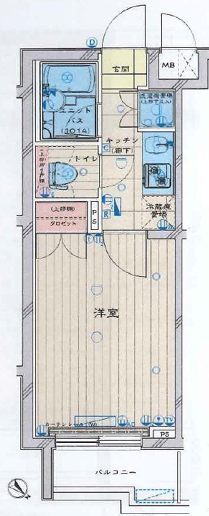 ルーブル溝の口弐番館 204号室