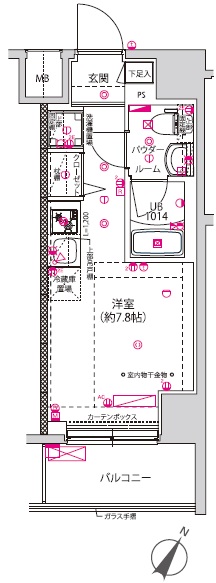 クラリッサ横浜シエル 501号室