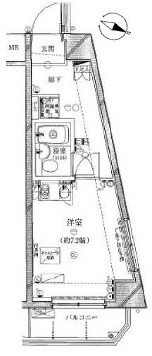 プレール・ドゥーク代々木八幡 504号室